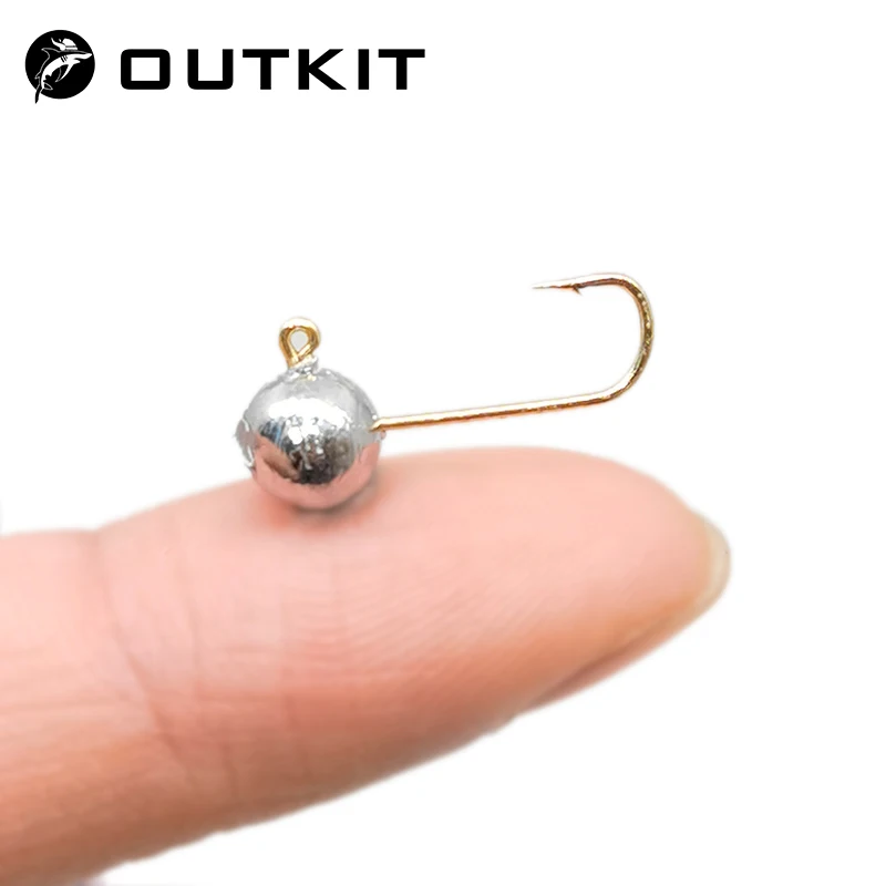 OUTKIT 10 Mini Đầu Jig Móc Roc - đánh giá và giá Fishing Hook Barbless
