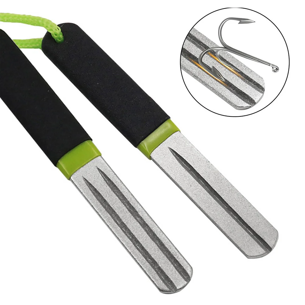 Double Side Hook Hone Fishing  - đánh giá và giá Fishing Hook Sharpener