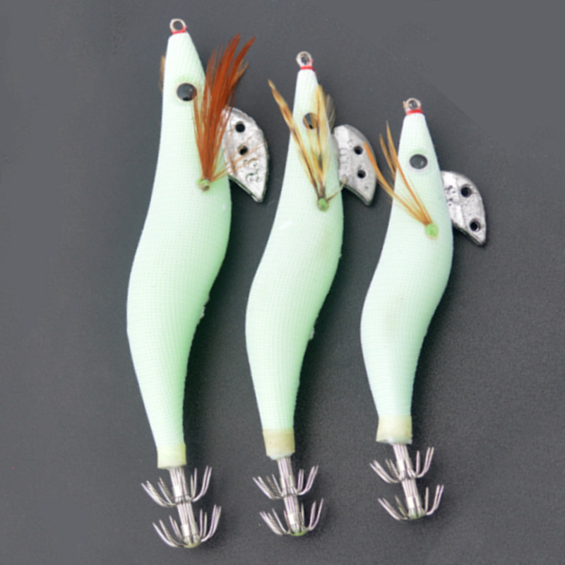 1 Chiếc Dạ Quang Mực Ghép Hình - đánh giá và giá Fishing Hook Size